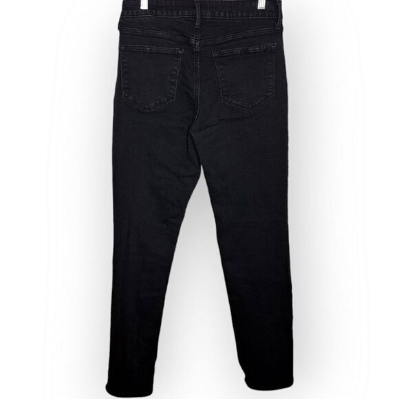 Old Navy High Rise Straight Jean in Black Jack size 6 - Picture 2 of 7